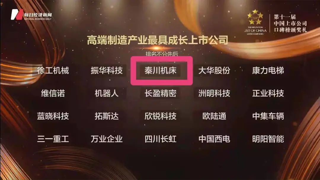 秦川集團(tuán)——高端制造產(chǎn)業(yè)最具成長(zhǎng)上市公司